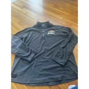 Dri-Duck Ehrmann Commonwealth Dairy Arizona Embroidered Half Zip Sweatshirt Sz L